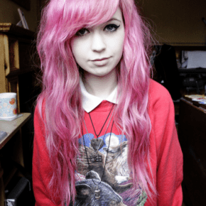 emo girly hairstyles