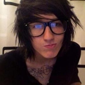 emo hairstyles for guys with glasses