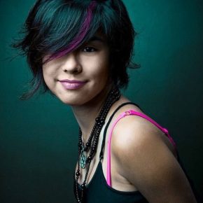 emo hairstyles for round face