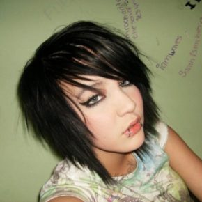 emo razored hairstyles