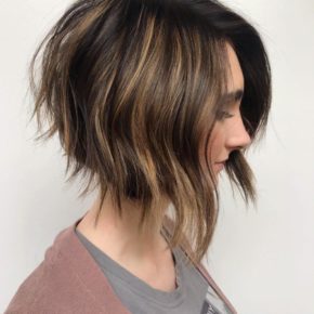 highlighted bob hairstyles