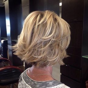 layered bob hairstyles for over 40