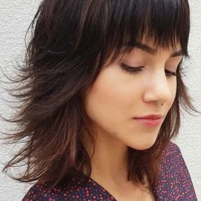 layered flip bob hairstyles