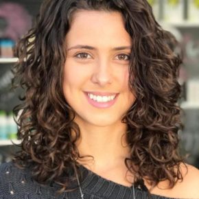 medium length curly hairstyles