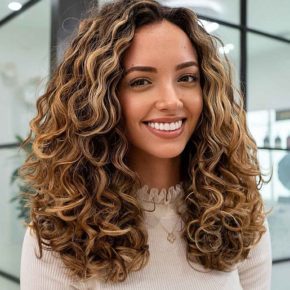 medium length low maintenance curly hairstyles