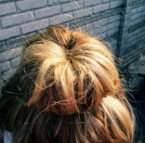 Natural Curls Sock Bun Hair