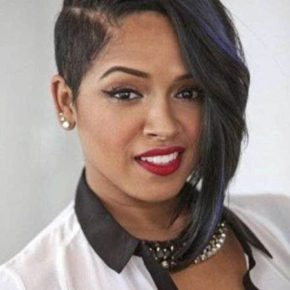 one sided bob black hairstyles