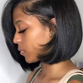 real hair black layered bob hairstyles