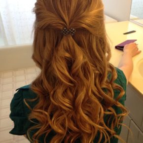 simple curly hairstyles