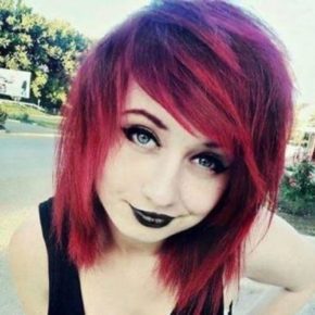 simple emo hairstyles