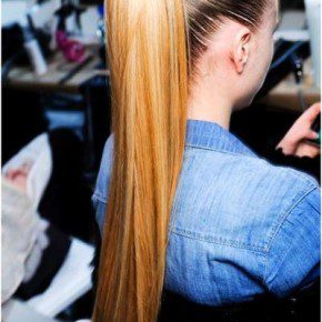 Top hat Pony tail hairstyle