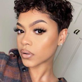 very short curly hairstyles