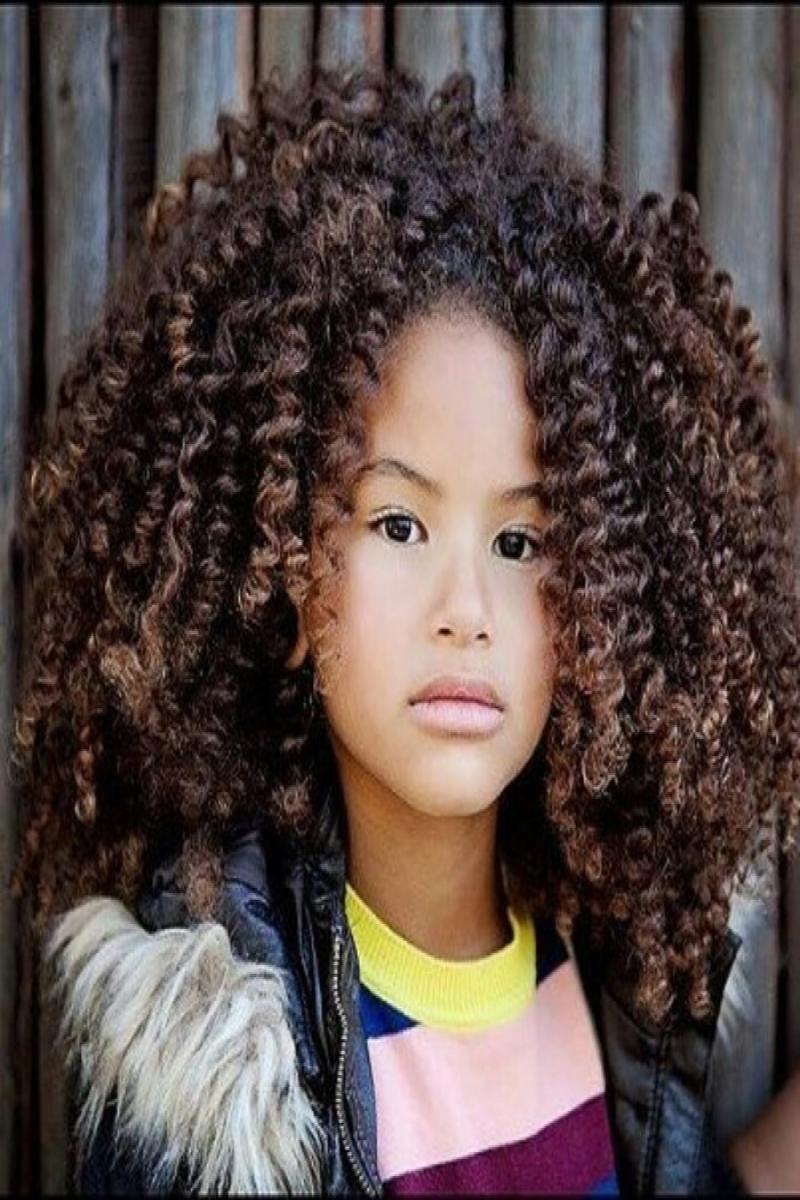 Pictures of Black Kids Hairstyles with Curls