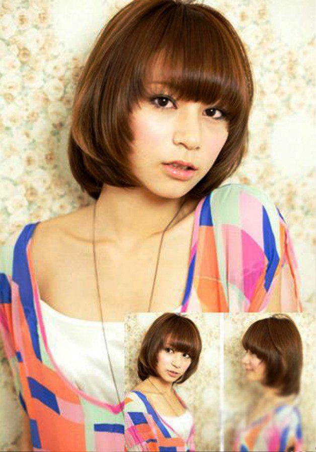 Pictures Of Cute Japanese Bob Hairstyles 