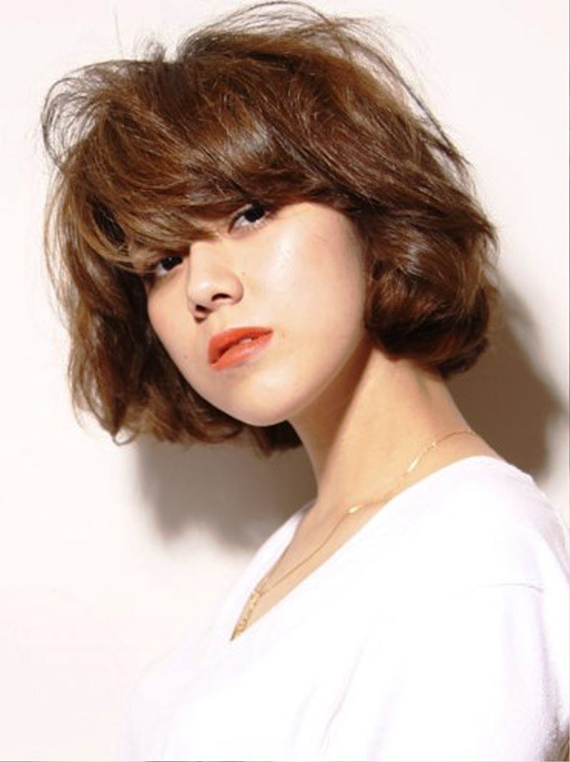 Japan Short Curly Hairstyles