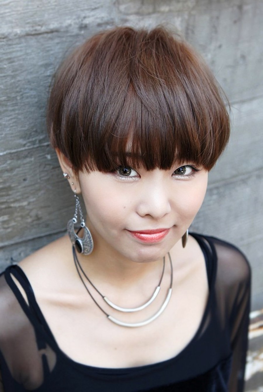 Pictures of Trendy Short Asian Haircut 2013